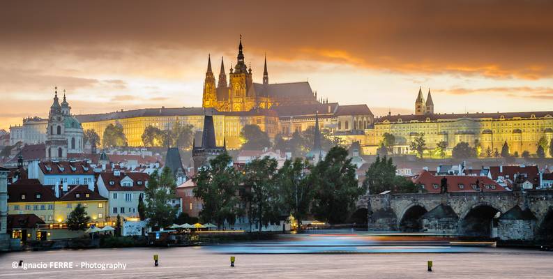 Amber sunset, Prague #15