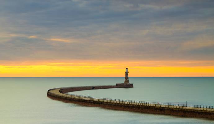 The Roker Lighthouse curve.
