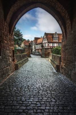 Leaving Büdingen Castle