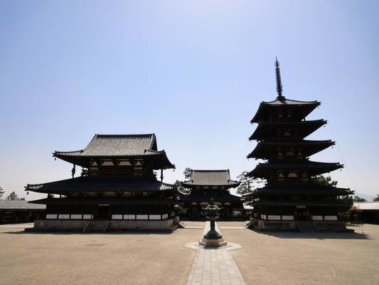 Hōryū-ji, Nara, Japan - 法隆寺, 奈良, 日本