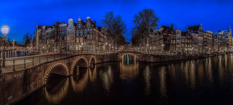 Amsterdam Canal Panorama