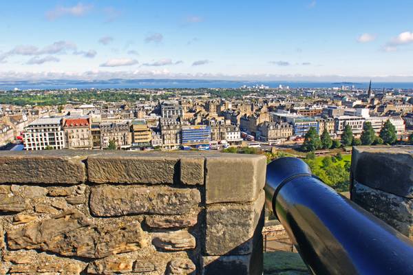 View from Argyle Battery, Edinburgh Castle