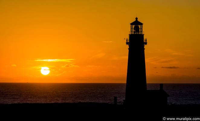 Yaquina Head Lighthouse @ sunset