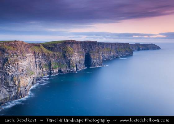 Ireland - Éire - Cliffs of Moher during Twilight - Dusk - Blue Hour