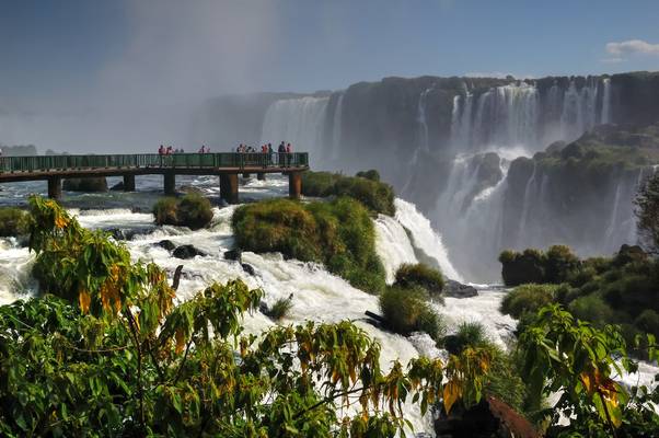 Passarela das Cataratas do Iguaçu.