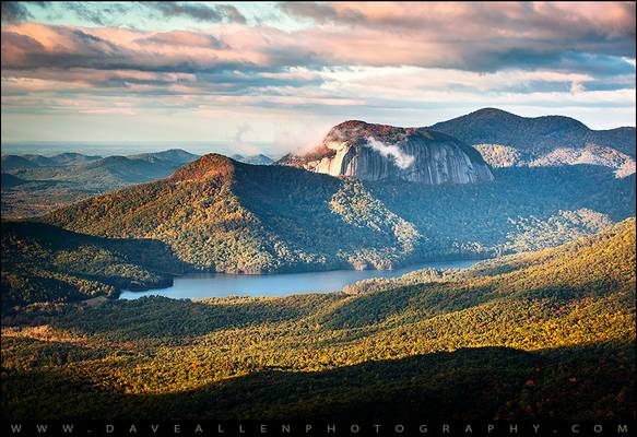 Table Rock Sunrise - Caesar's Head State Park Landscape