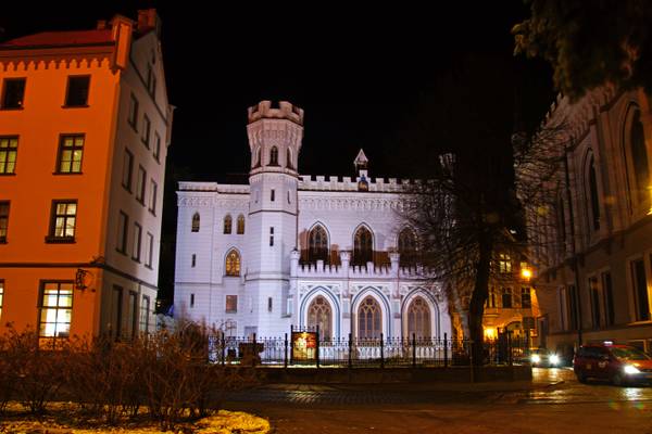 Riga by night. Small Guild