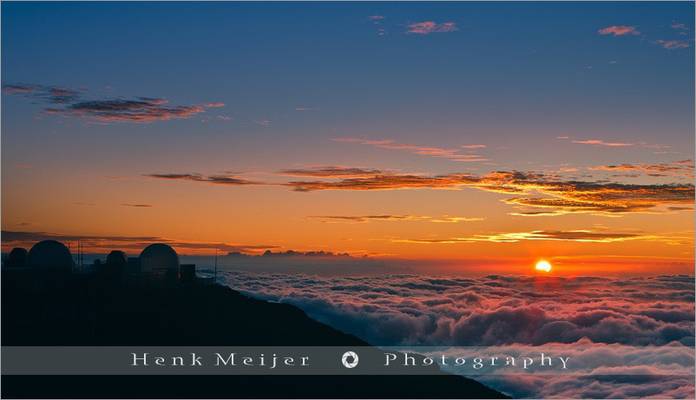 Sunset above the Clouds - Haleakala N.P - Maui - Hawaii