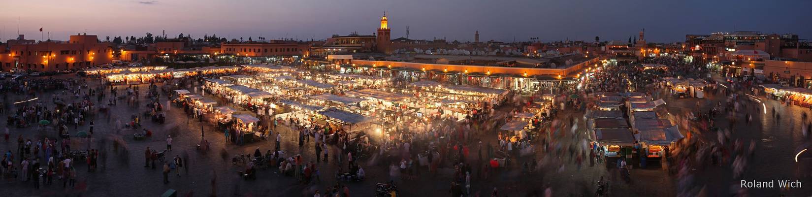 Marrakech - Djemaa el Fna at dusk