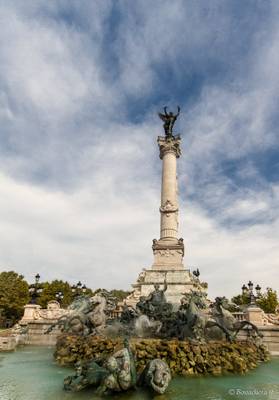 Bordeaux: le monument aux Girondins