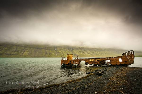 WWII Shipwreck in Mjóifjörður, Iceland - 20190821CRN