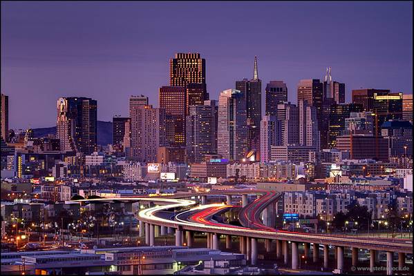 San Francisco Back Skyline
