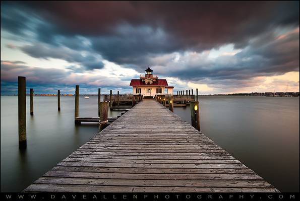 Manteo Lighthouse - Roanoke Island - Outer Banks NC