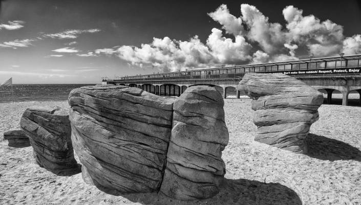 Boscombe Pier and Boulders, Bournemouth