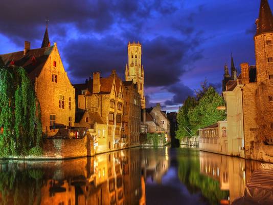 Bruges At Night