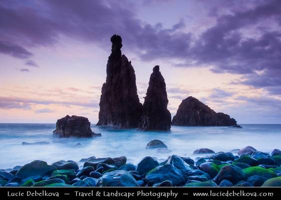Portugal - Madeira Island - The Ribeira da Janela islets - Also known as Three Sisters