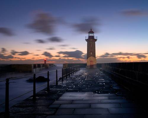 Lighthouse at the end of the pier