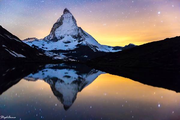 Matterhorn at morning glow