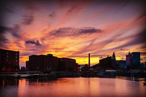 Salthouse Dock Sunset