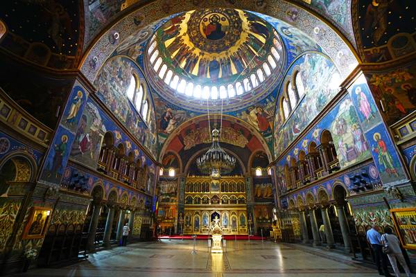 Interior of Holy Trinity Cathedral, Sibiu