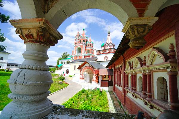 View from the porch of Tsaritsa's palace, Zvenigorod, Russia