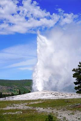 The Old Faithful in full force, Yellowstone NP, Wyoming