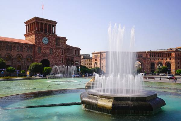 Singing fountains of Republic Square, Yerevan