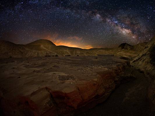 Milky Way over Zabriskie Point