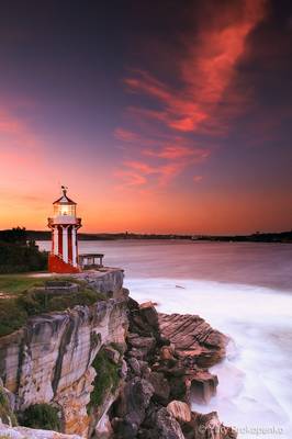 Hornby Lighthouse at Sunset