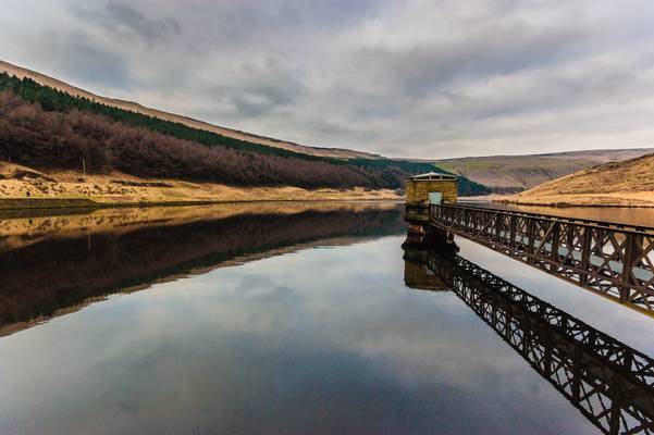 Yeoman Hey Reservoir, Peak District, England