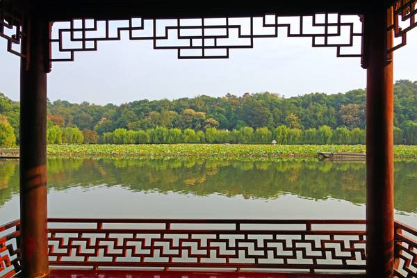 West Lake reflection, Hangzhou