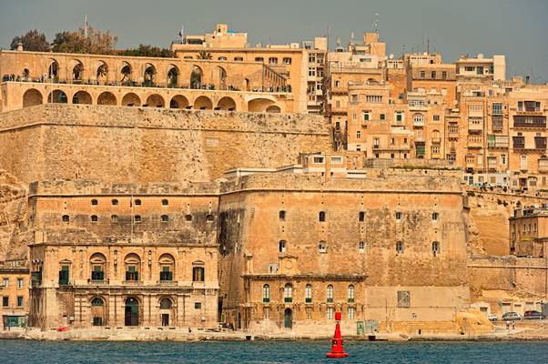 City layers of Valletta