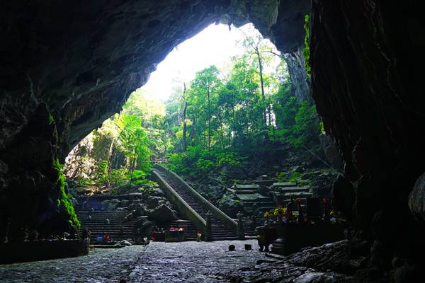 Entrance to Huong Tich Cave, Perfume Pagoda, Vietnam