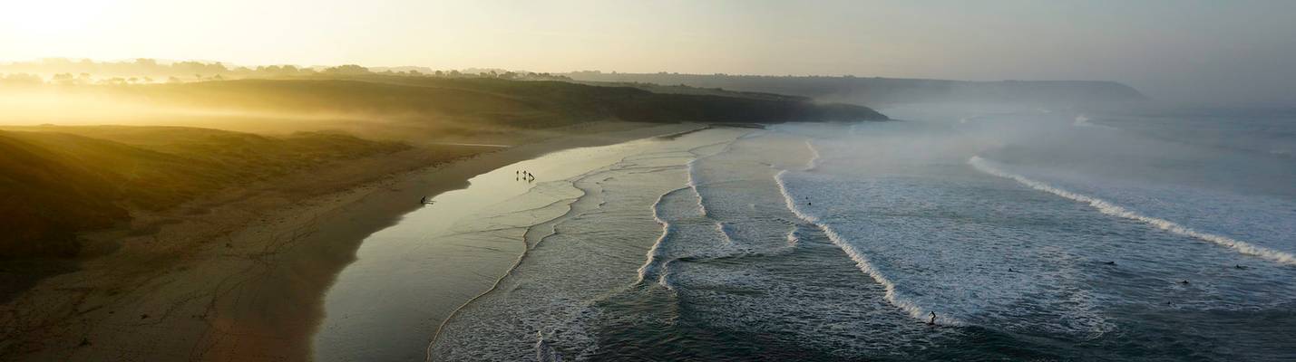 Surf matinal en Bout du Monde