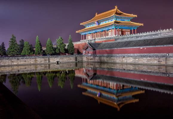 The Gate of Divine Might，Forbidden City 故宫神武门