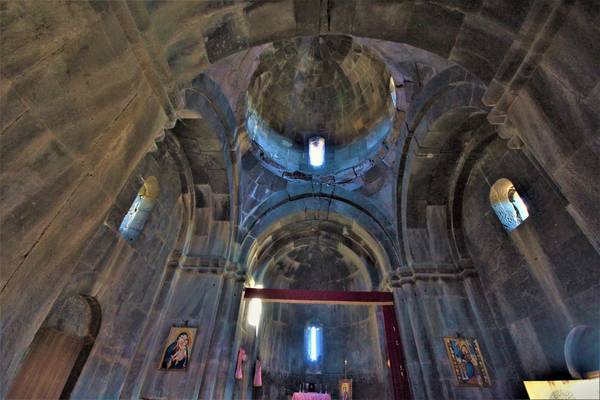 Inside Vahramashen Church, Amberd