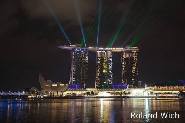Singapore - Marina Bay Sands Light Show