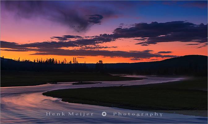 Sunrise Madison River - Yellowstone N.P