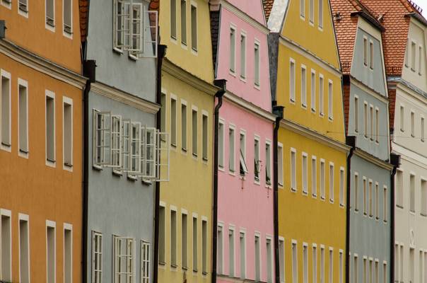 colorful houses - Regensburg