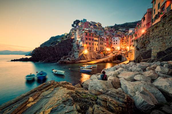 Sundown Showdown in Riomaggiore
