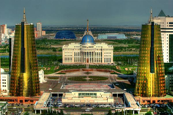 Astana from the Bayterek Tower