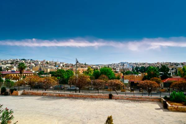 The modern city of Jerash - Jordan.