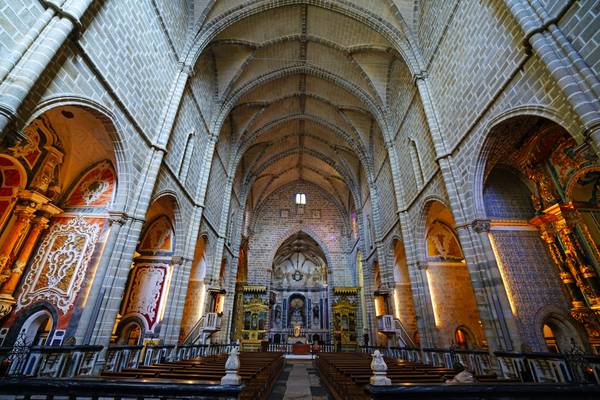 St. Francis Church interior, Evora, Portugal