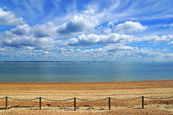 Incredible sky over Osborne Bay, Isle of Wight