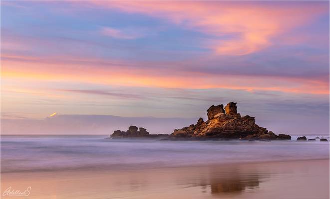 Castelejo Beach at Sunset, Portugal