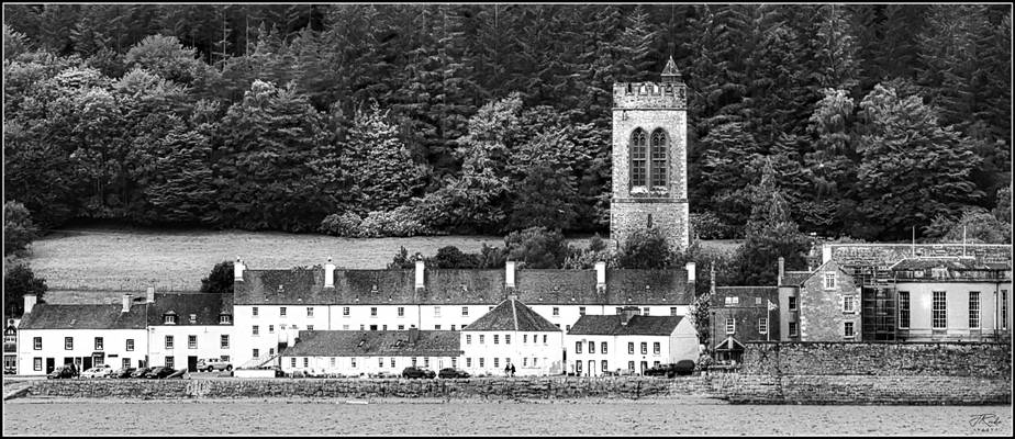 Inveraray Village, Loch Fyne, Scotland.