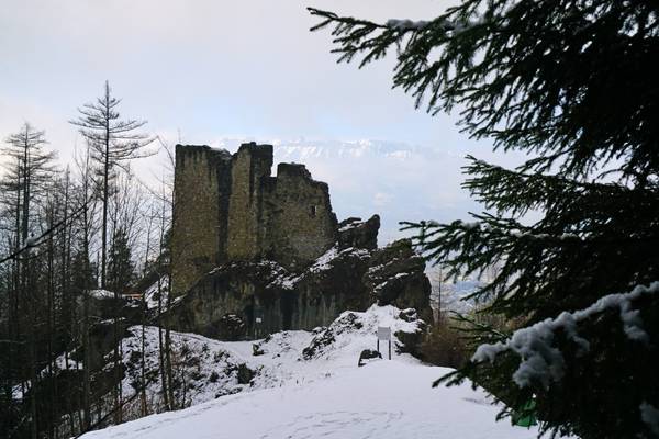 Schalun Castle ruins, Liechtenstein