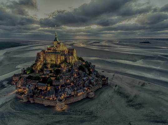 Mont Saint-Michel Birthday Cake