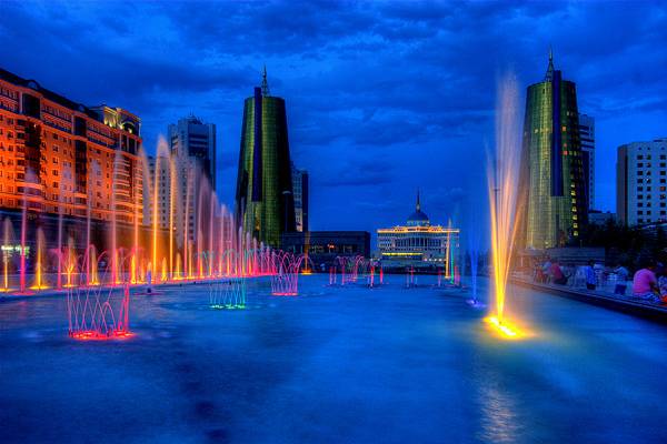 The Singing Fountains of Astana