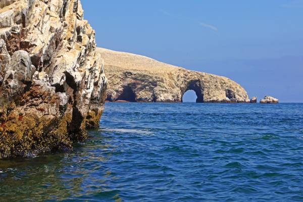 Fancy rocks of Ballestas Islands, Peru